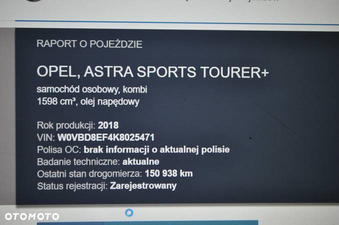 Opel Astra 1.6 CDTI DPF ecoFLEX Sports TourerStart/Stop ENERGY - 37