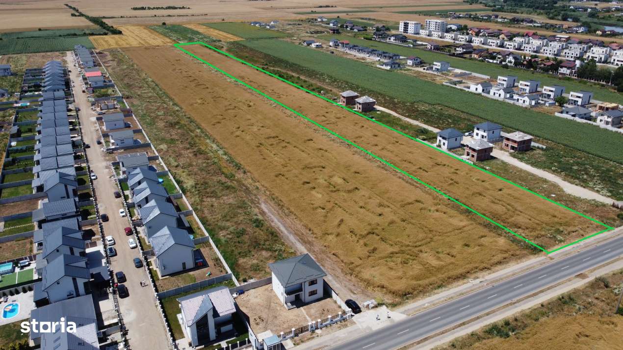 Teren Intravilan In Rate Com Berceni | utilitati: curent - gaz | #MG12 - Imagine principală: 1/12