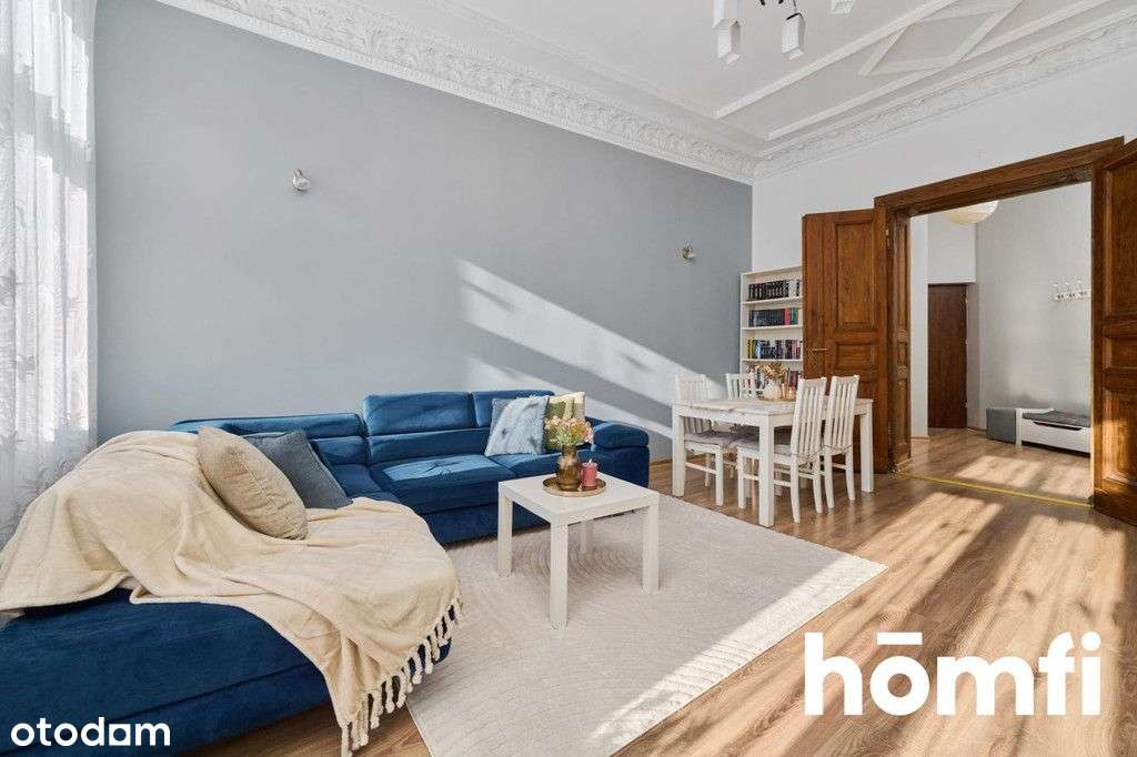 Mieszkanie, 2 pok. – Słoneczne 75m² w kamienicy | Odnowiona fasada.