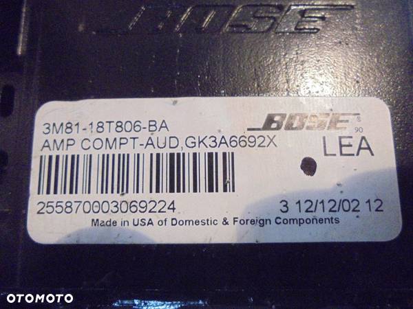 WZMACNIACZ BOSE 3M8118T806BA MAZDA 6 - 2