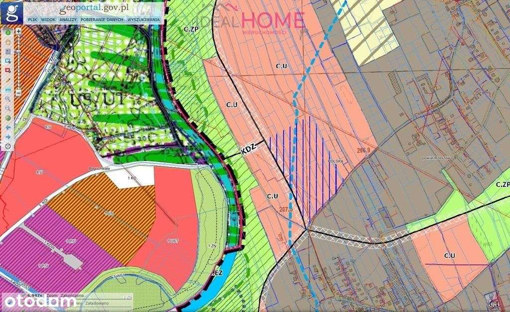 Działka na sprzedaż - Budziwój 90a-5