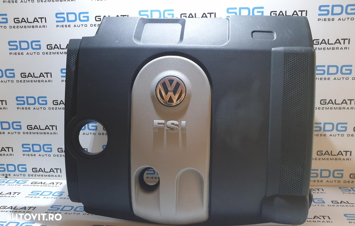 Capac Antifonare Protectie Motor cu Carcasa Filtru Aer Volkswagen Touran 1.6 FSI BAG BLP BLF 2003 - 2010 Cod 03C129607N - 1