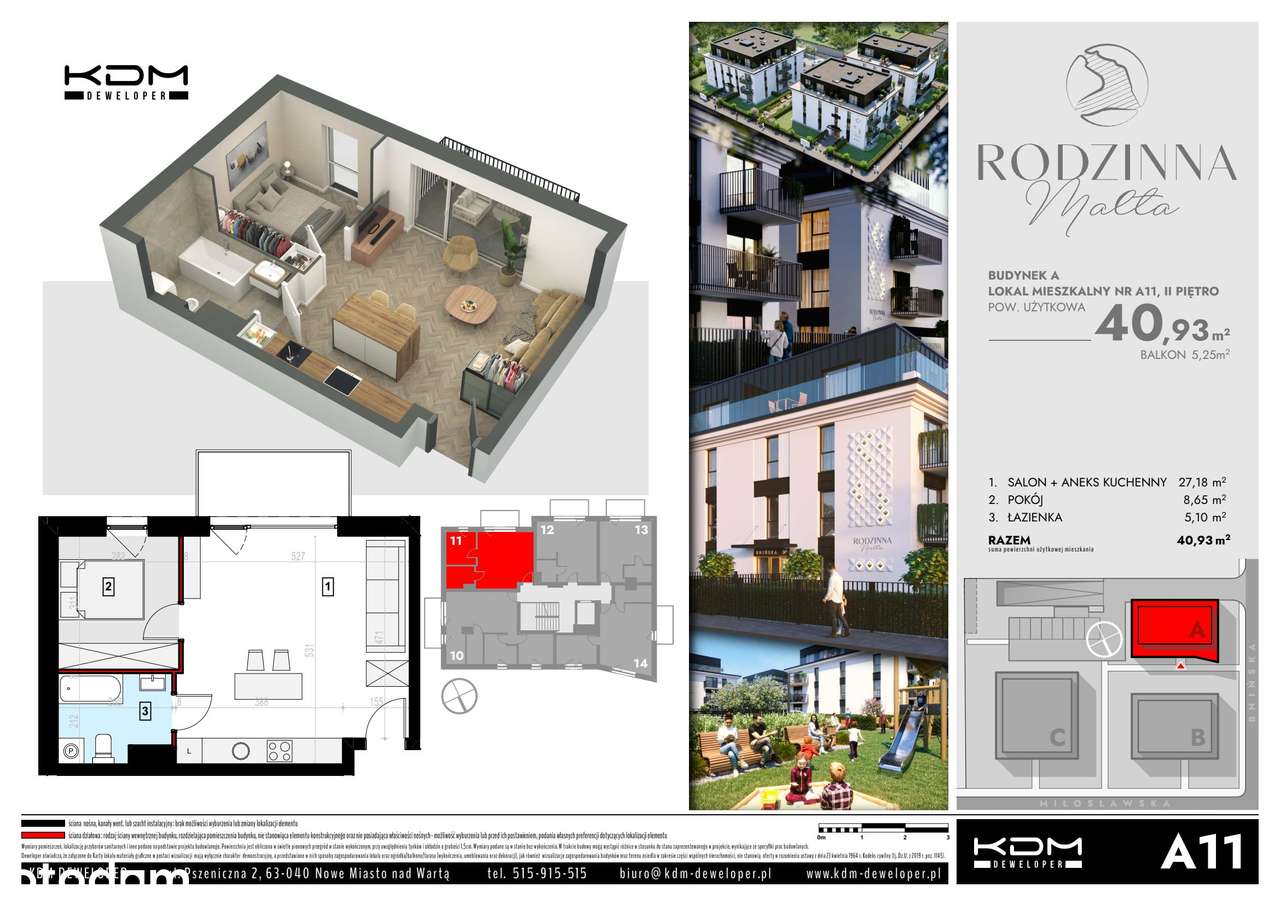 Rodzinna Malta | mieszkanie 2-pok. | A11 - Pełny obrazek: 2/7