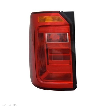 Lampa spate, stop VW Caddy 3 (2k), 06.2015-, 1 usa spate, stanga/dreapta, cu lampa ceata Spate; tip bec P21W+W5W; fara soclu bec, TYC - 1