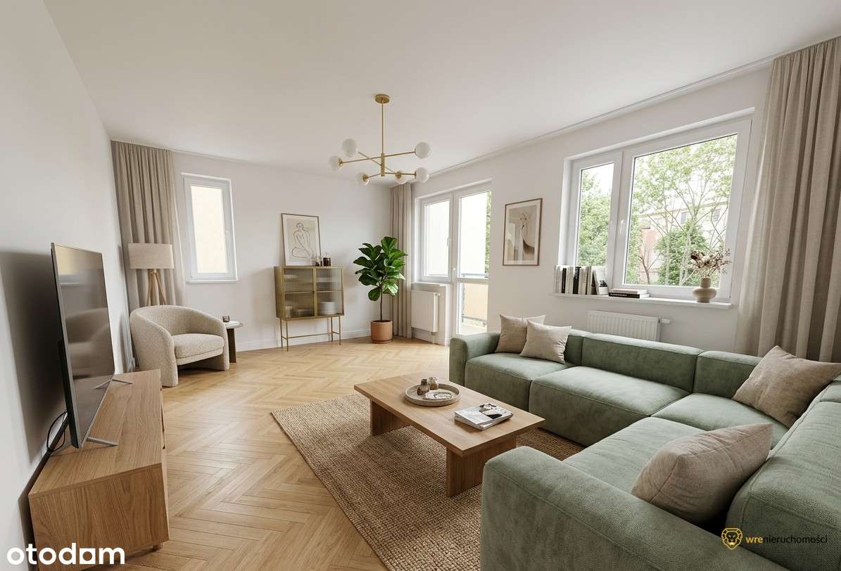 Mieszkanie, 2 pok. – Rozkład | Możliwość 2 pokoi | Piwnica | Balkon