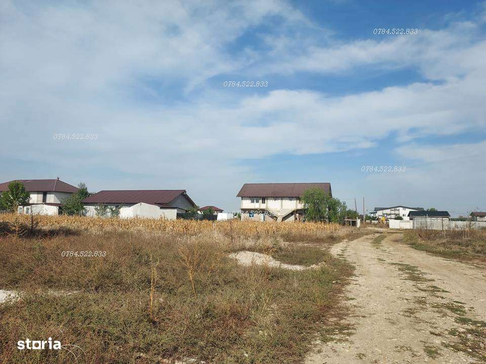 Teren cu dubla deschidere gaz+curent Comuna Berceni, IF-1