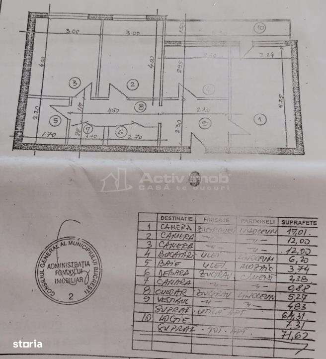 3 Camere, Decomandat, Al. Obregia