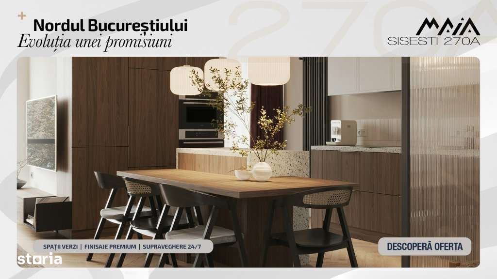 3 CAMERE | FINISAJE PREMIUM | SISESTI | LANGA METROU STRAULESTI - Imagine principală: 5/7