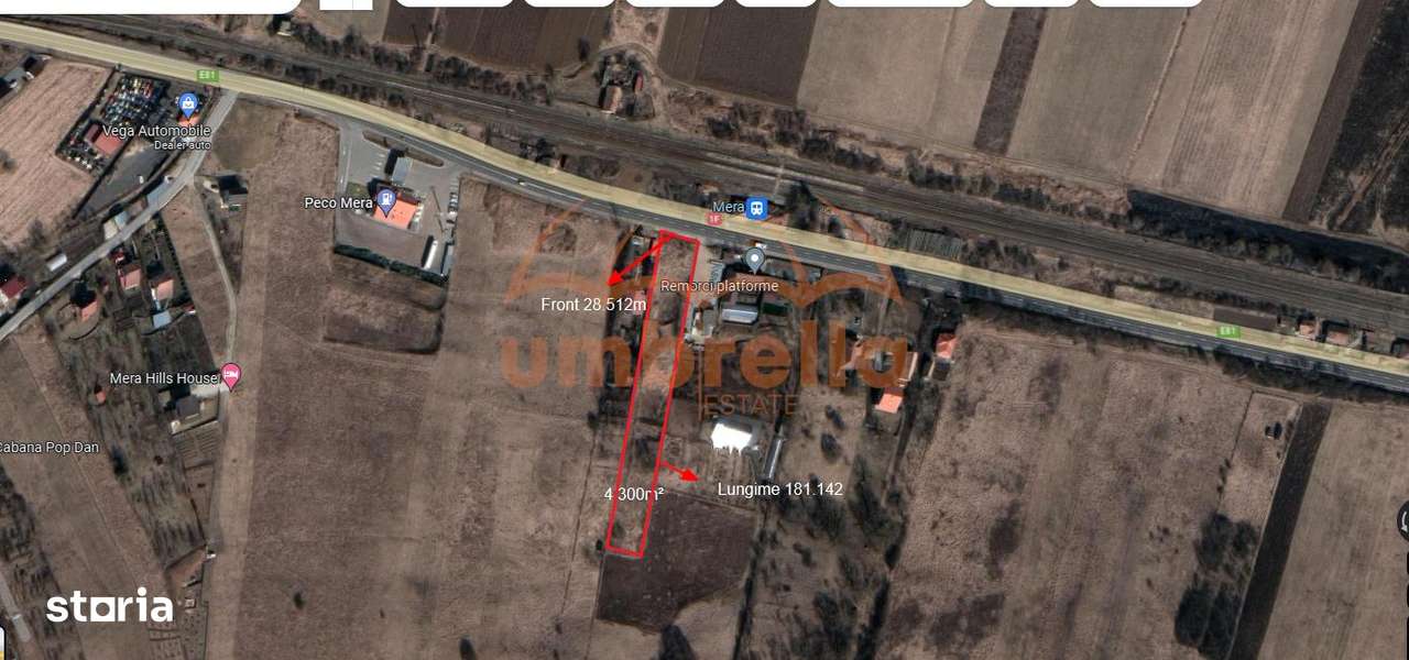 Teren de vanzare 4.300m², Mera-Baciu pt 2 unitati locative ! - Imagine principală: 2/5