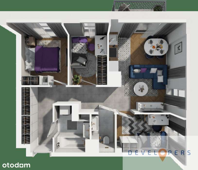 Rodzinne mieszkanie 4 pokojowe Świetna komunikacja-1