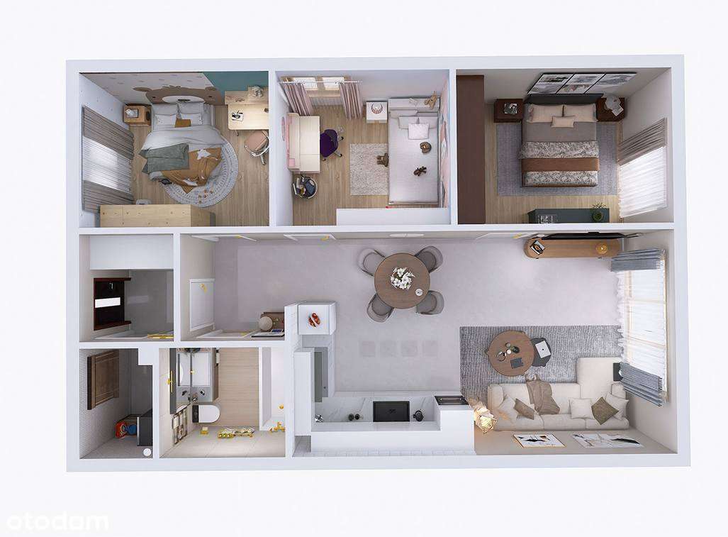 Wolnostojący, parterowy, duża działka, las.-4