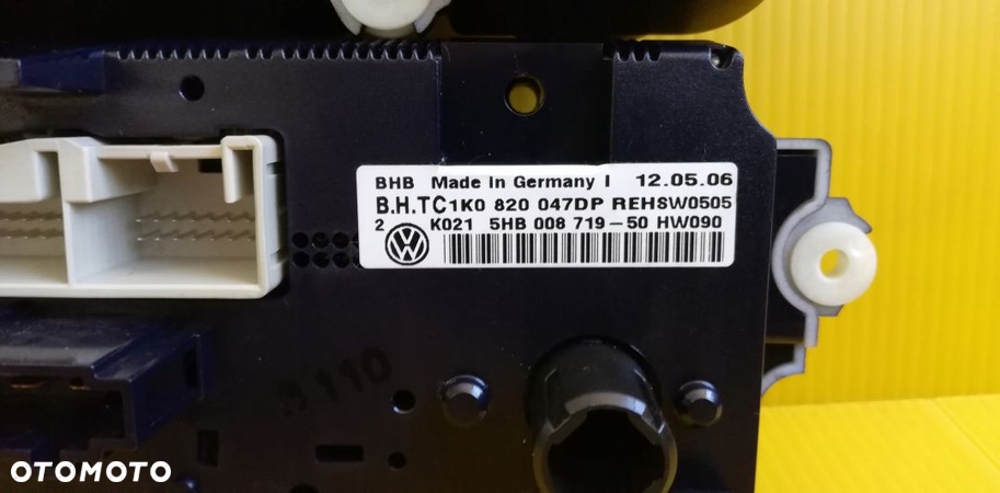 Panel klimatyzacji VW Passat B6 1K0820047FH/DP - 3