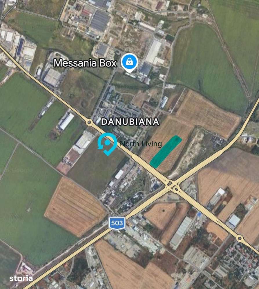 Teren 16,500mp Popesti-Leordeni / Soseaua Oltenitei  / Danubiana-2