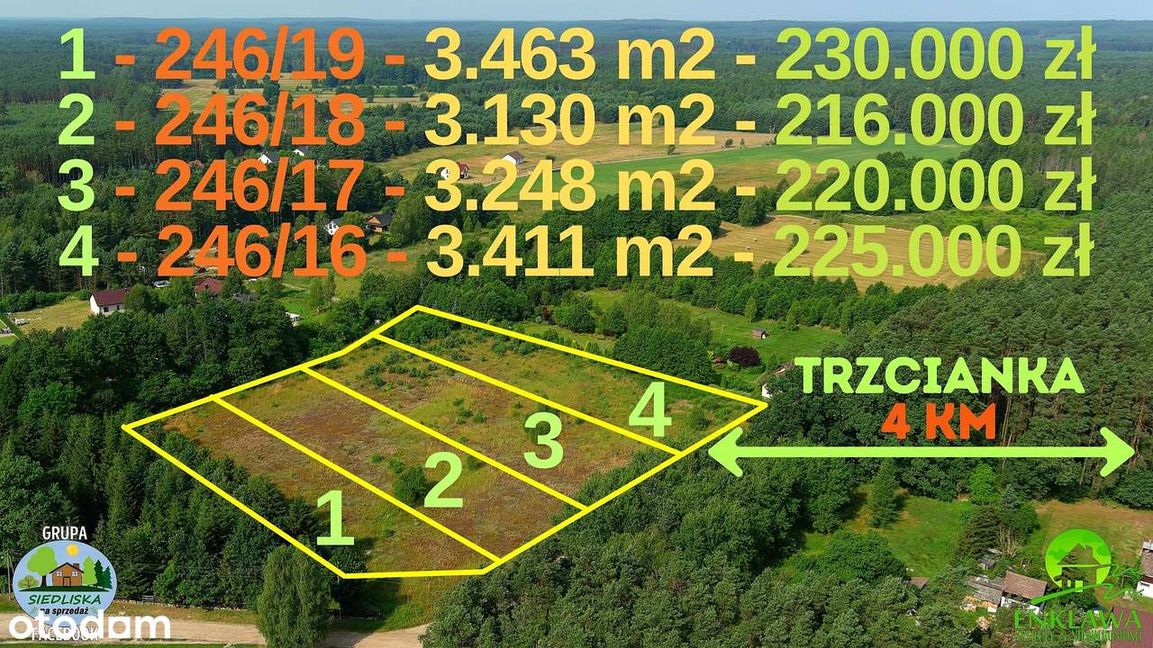 ENKLAWA prezentuje: działka w CUDNEJ okolicy! MPZP! Jezioro + las! - Pełny obrazek: 2/20