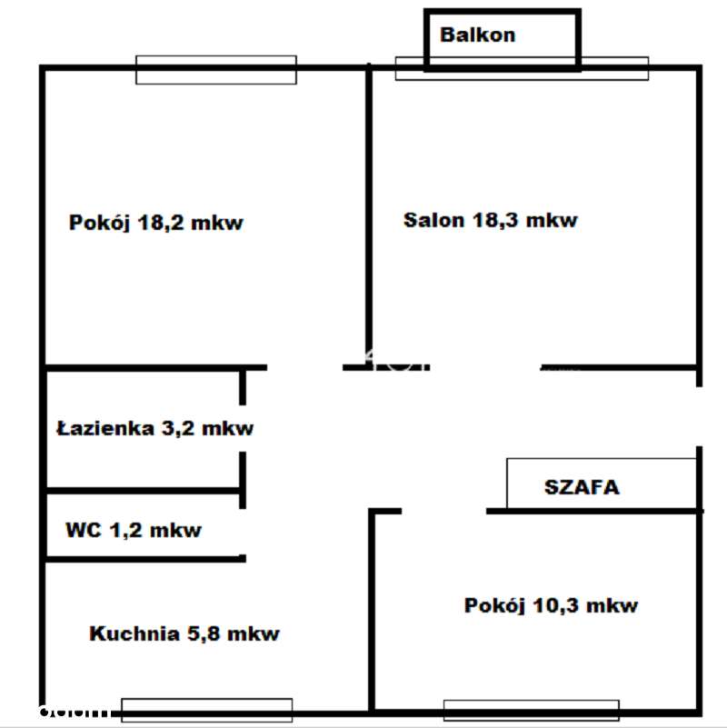 3 pokoje 65,92 m² | balkon | Os. Świętokrzyskie | super lokalizacja-16