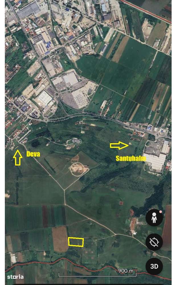 Vand teren langa Manastirea Arsenie Boca Deva - Imagine principală: 2/4