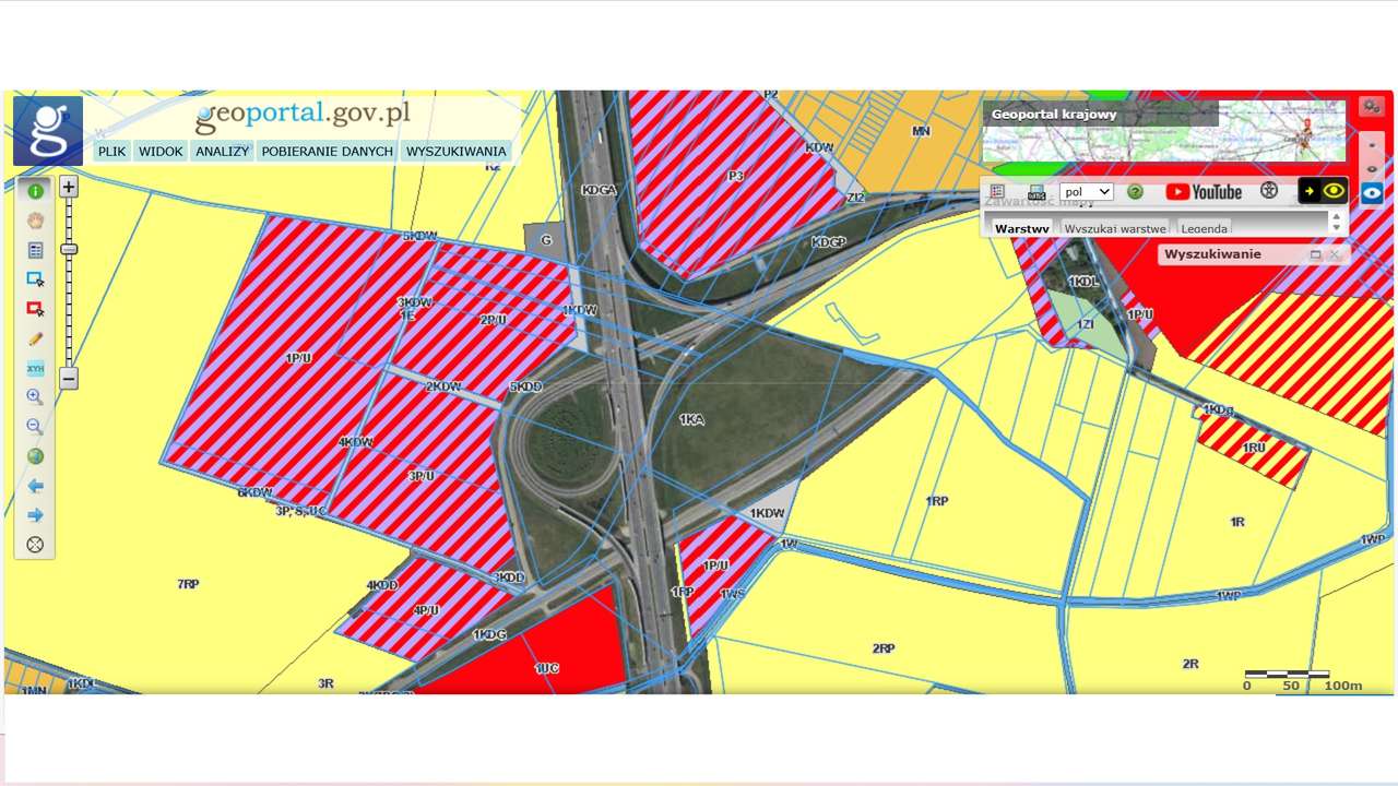 działka inwestycyjna, produkcyjna, pod magazyn, blisko AOW-2
