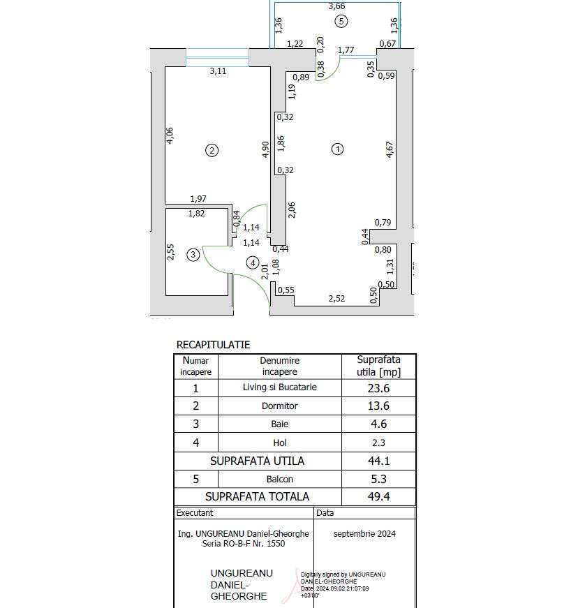 CORTINA NORTH | 2 camere mobilat si utilat | Pipera | Comision 0-8