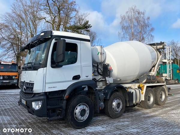 Mercedes-Benz 3240 8×4 EURO 6, BETONIARKA STETTER 9m3 - 1