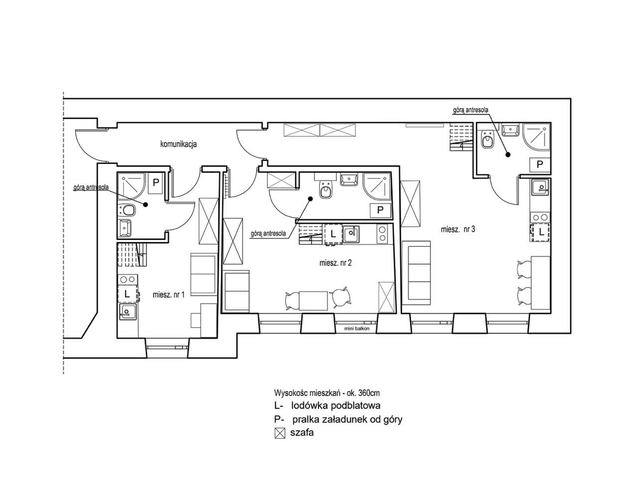 Mieszkanie inwestycyjne / 3 wynajęte kawalerki / Centrum miasta-11