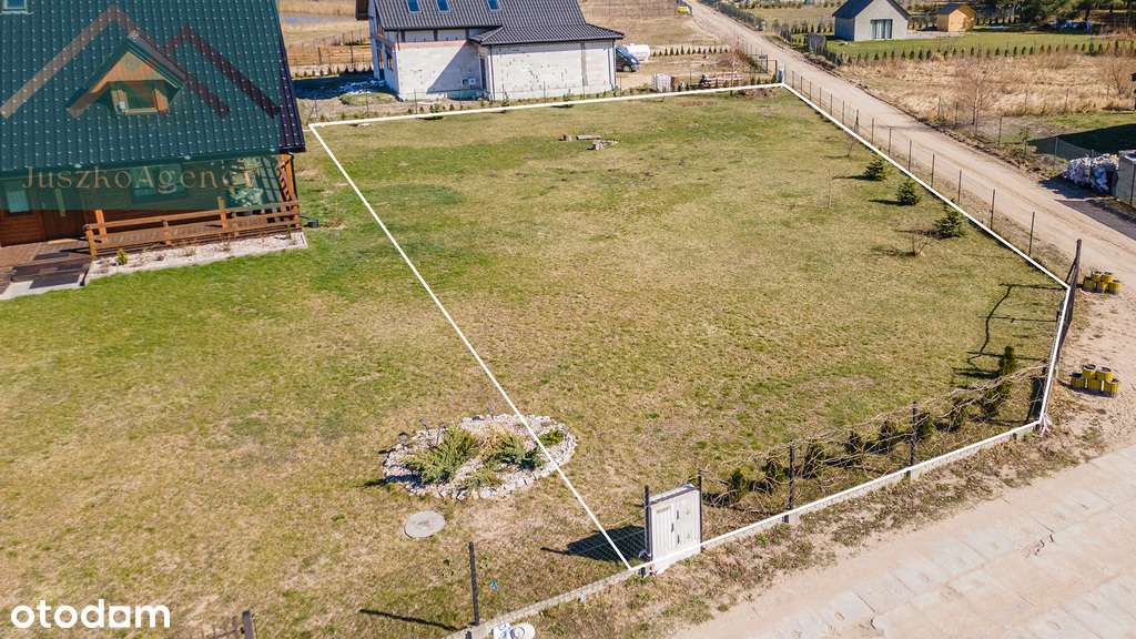 Urokliwa działka 200 metrów od jeziora. Ogrodzona-15