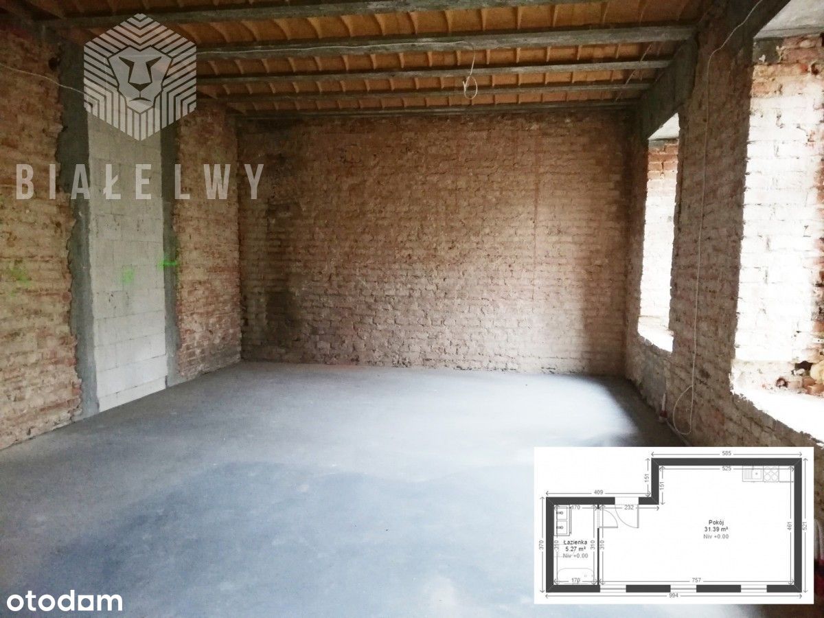 Ostatnie mieszkanie|37 m2|Kamienica|Centrum Pruszk