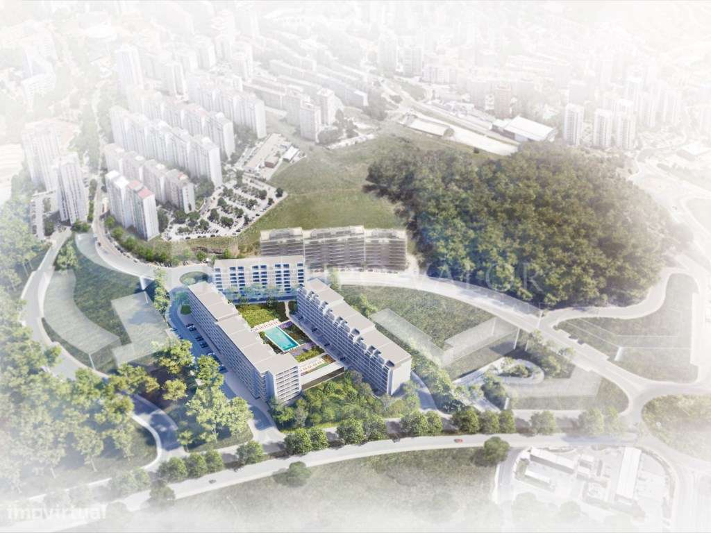 Apartamento T4 em Condomínio com Piscina | St.º António dos Cavaleiros-5