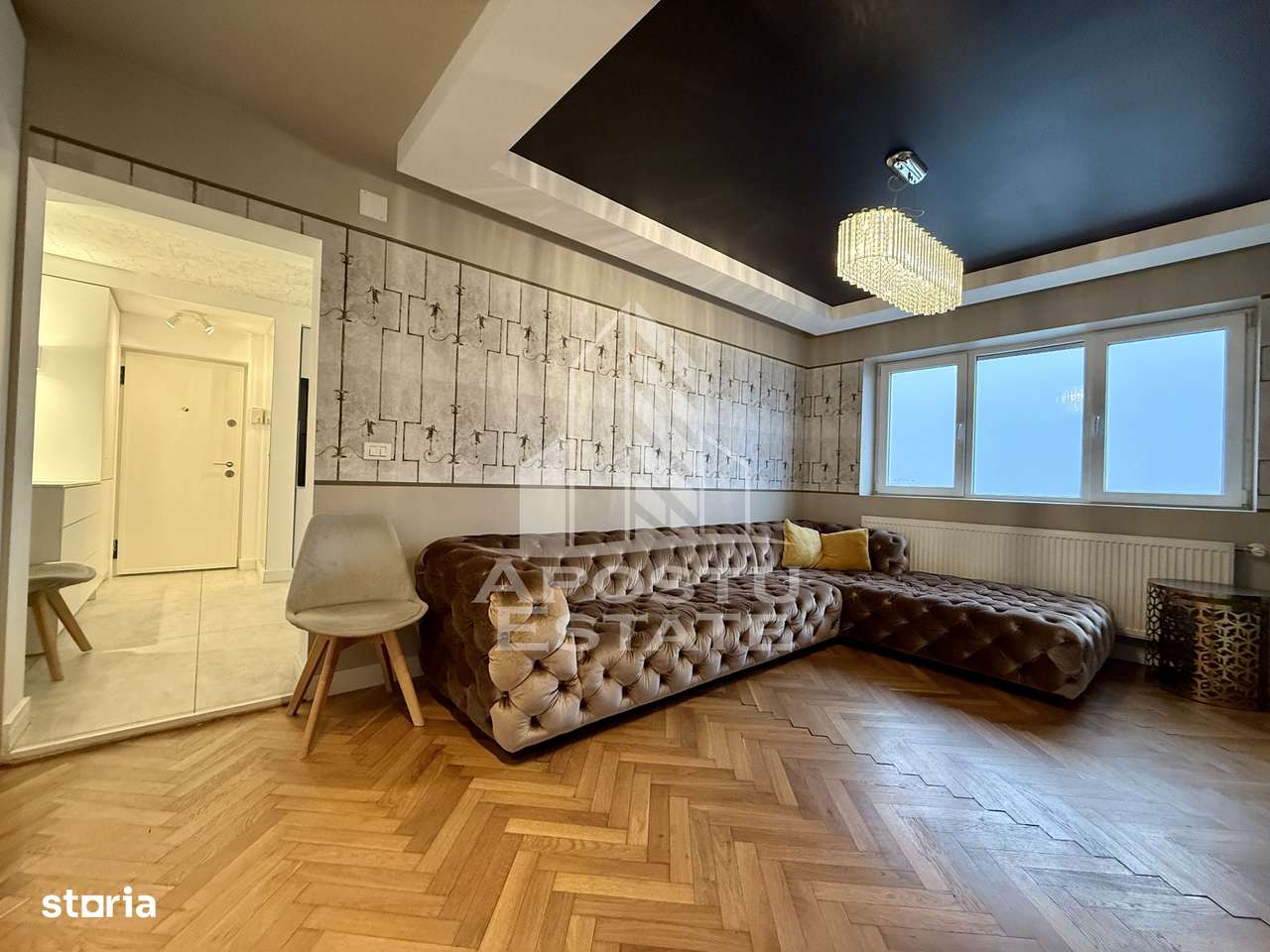 Apartament 3 camere, renovat si mobilat modern, centrala proprie - Imagine principală: 3/20