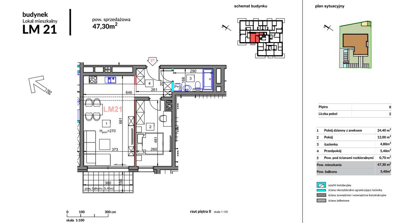 Nowe ekonomiczne mieszkanie 2-pok. w Centrum | Bez PCC-1