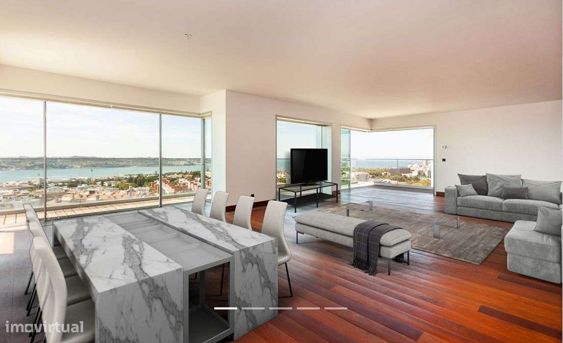 Apartamento T4 de Luxo no Restelo com Vista sobre Tejo e Lisboa - Grande imagem: 5/17