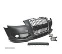 PARA-CHOQUES FRONTAL PARA AUDI A3 8P 04-08 LOOK RS3 CROMADO PRETO - 1