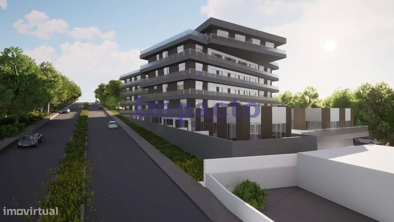 Apartamento T3 com terraço em construção - Grande imagem: 4/6