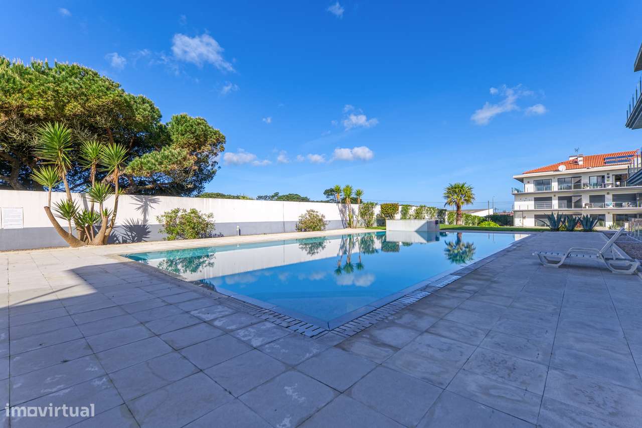 Apartamento T2, piscina e lugar de estacionamento - S Martinho Porto-34