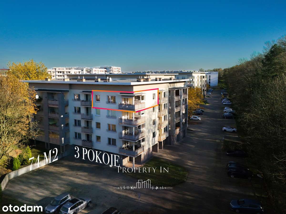 3 POKOJE | 74 m2 | PUŁAWY-NIWA | WIDOK NA LAS - Pełny obrazek: 5/12