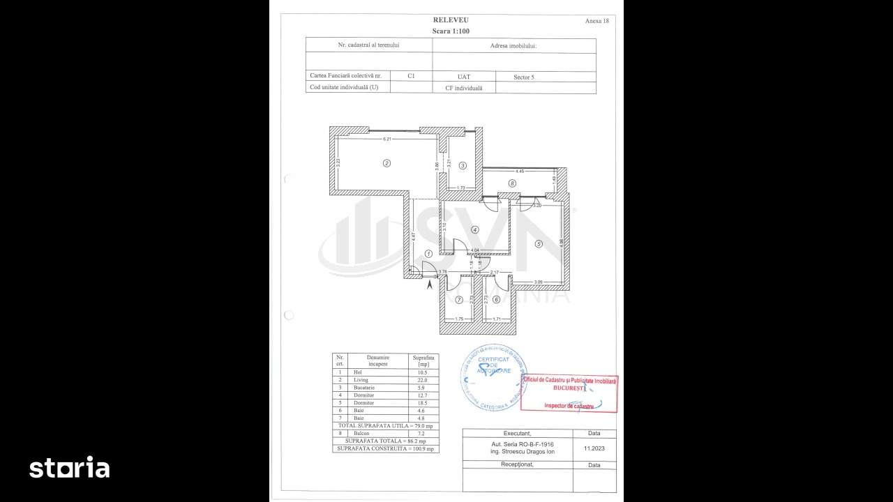 ONE Cotroceni l Apartament 3 camere l 86 mp - Imagine principală: 4/12