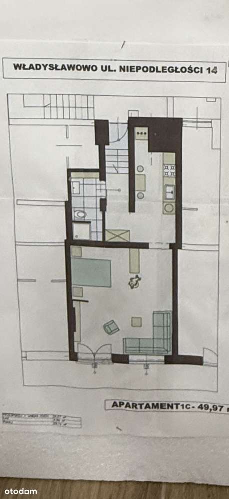 Kawalerka - Apartament 1 pokojowy Władysławowo centrum, parter, KLIMA-15
