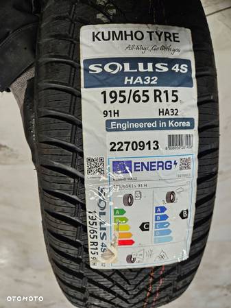 195/65/15 195/65r15 91h Kumho solus 4s ha32 - 3