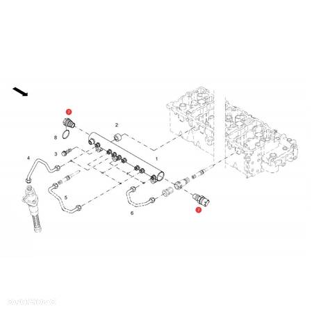 Czujnik akumulatora wysokiego ciśnienia Fendt F339202710260 Bosch - 4