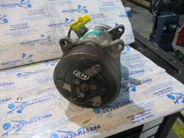 Compressor AC SD6VRC PEUGEOT 307 SW 2003 2.0HDI 110CV 5P CINZA DIESEL SANDEN - 2