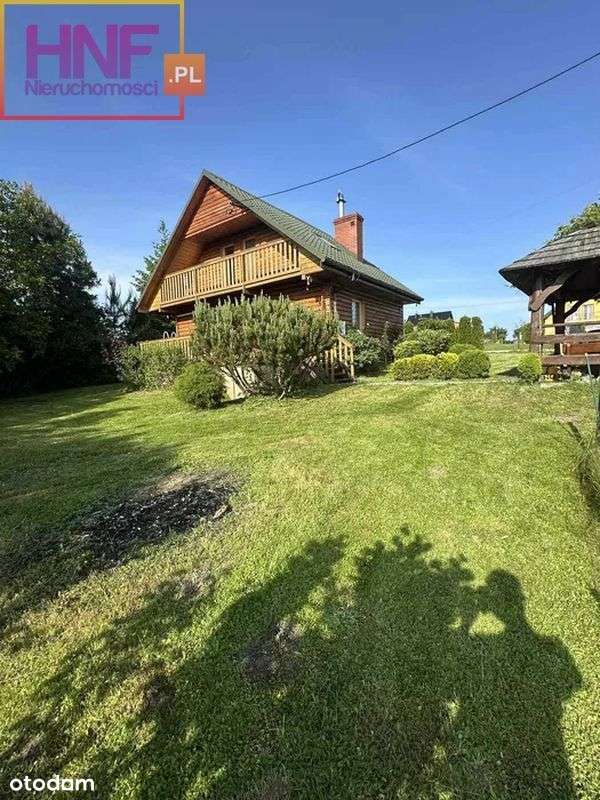 Dom z bali rejon Jeziora Rożnowskiego-1