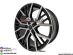 Jante AUDI SEAT SKODA VW 18 R18 Black Machined Face 5X112 - 5