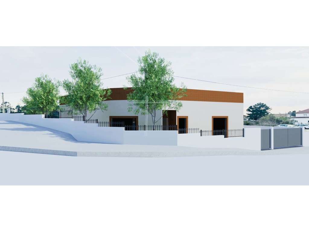 Moradia isolada T4 térrea, arquitetura contemporânea com garagem e ... - Grande imagem: 2/8