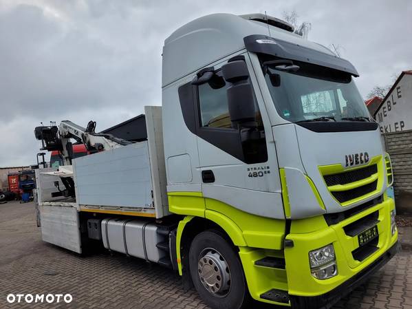 Iveco STRALIS 480 * HDS * Hiab *Palfinger *6X2*Budowlanka*Kran * - 2