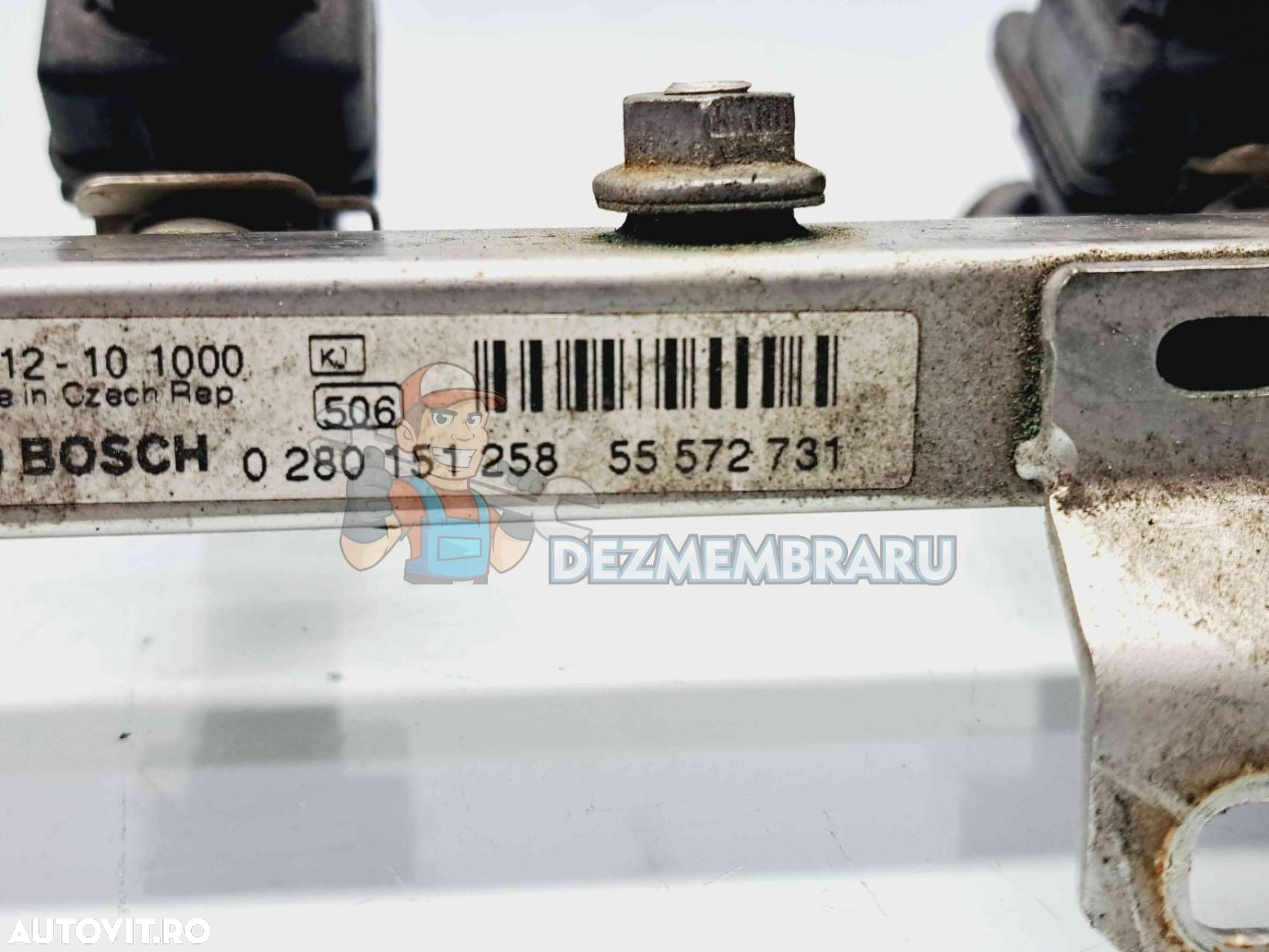 Rampa injectoare Opel Meriva B [Fabr 2010-prezent] 55572731 0280151258 1.4 Benz A14XER - 2