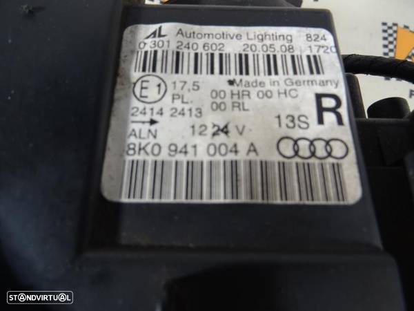 Ótica / Farol Direito Audi A4 (8K2, B8)  Ótica Direita Audi A4 B8 Para - 9