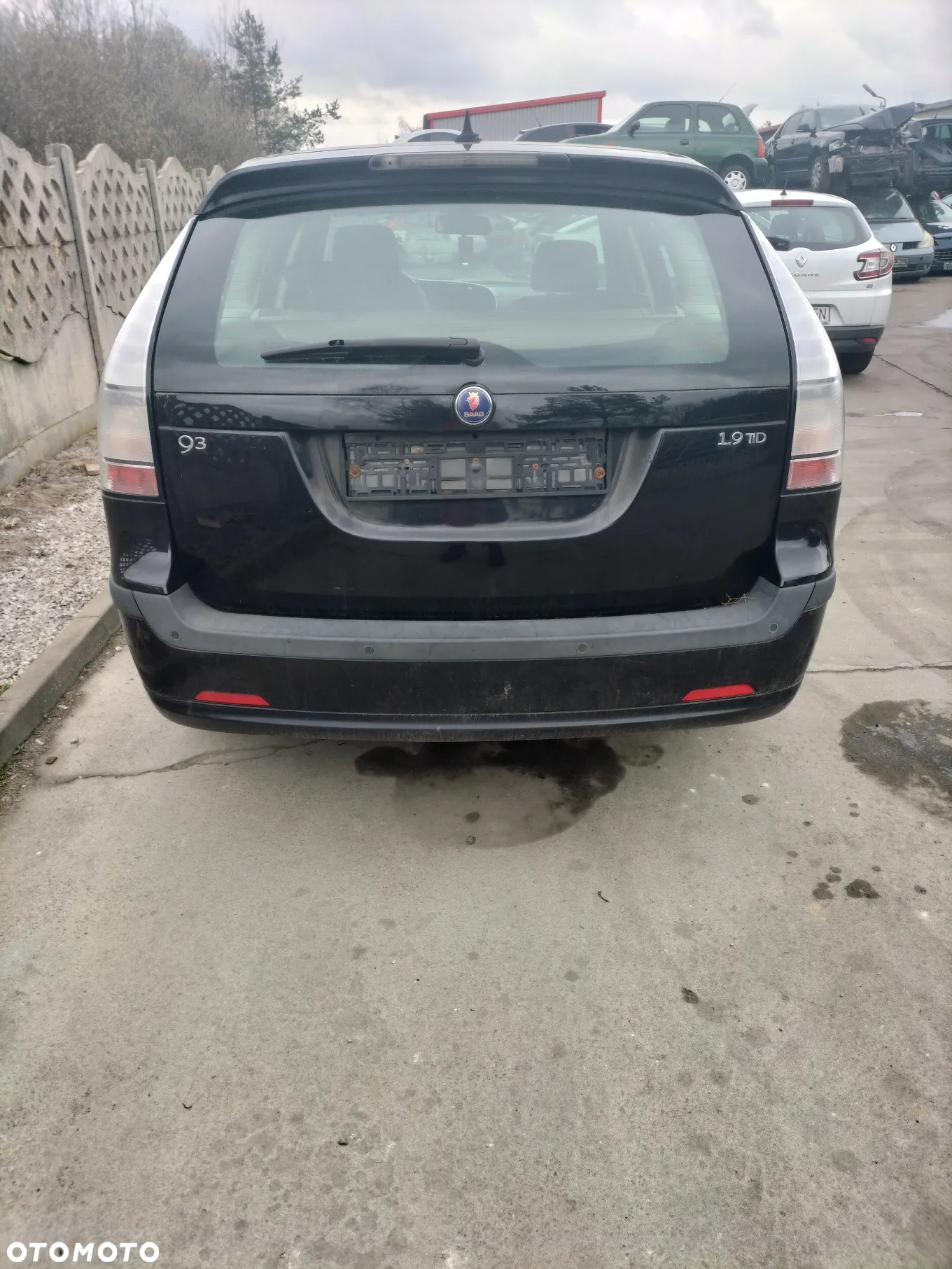 DRZWI PRAW LEWE PRZÓD TYŁ SAAB 9-3 II KOMBI LAK. 170 CZARNY - 6