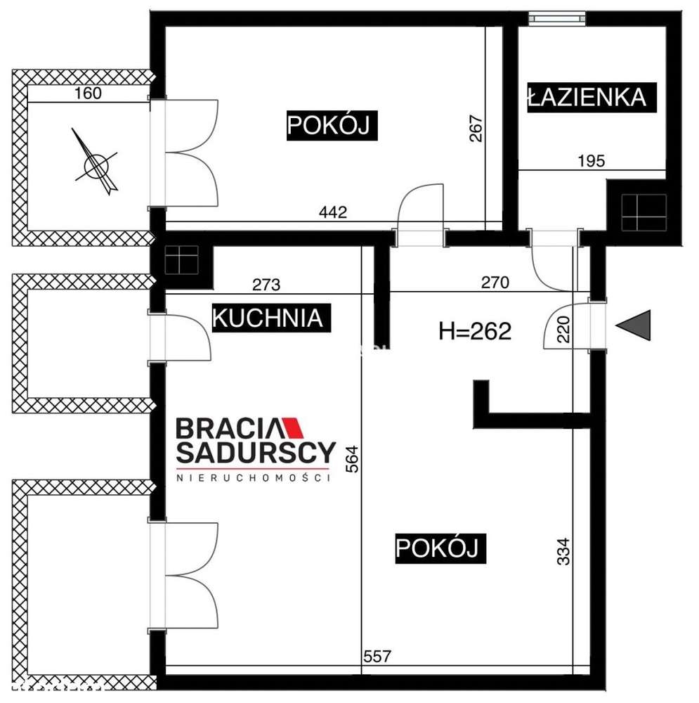 2 pokojowe, ul. Marii Dąbrowskiej-2