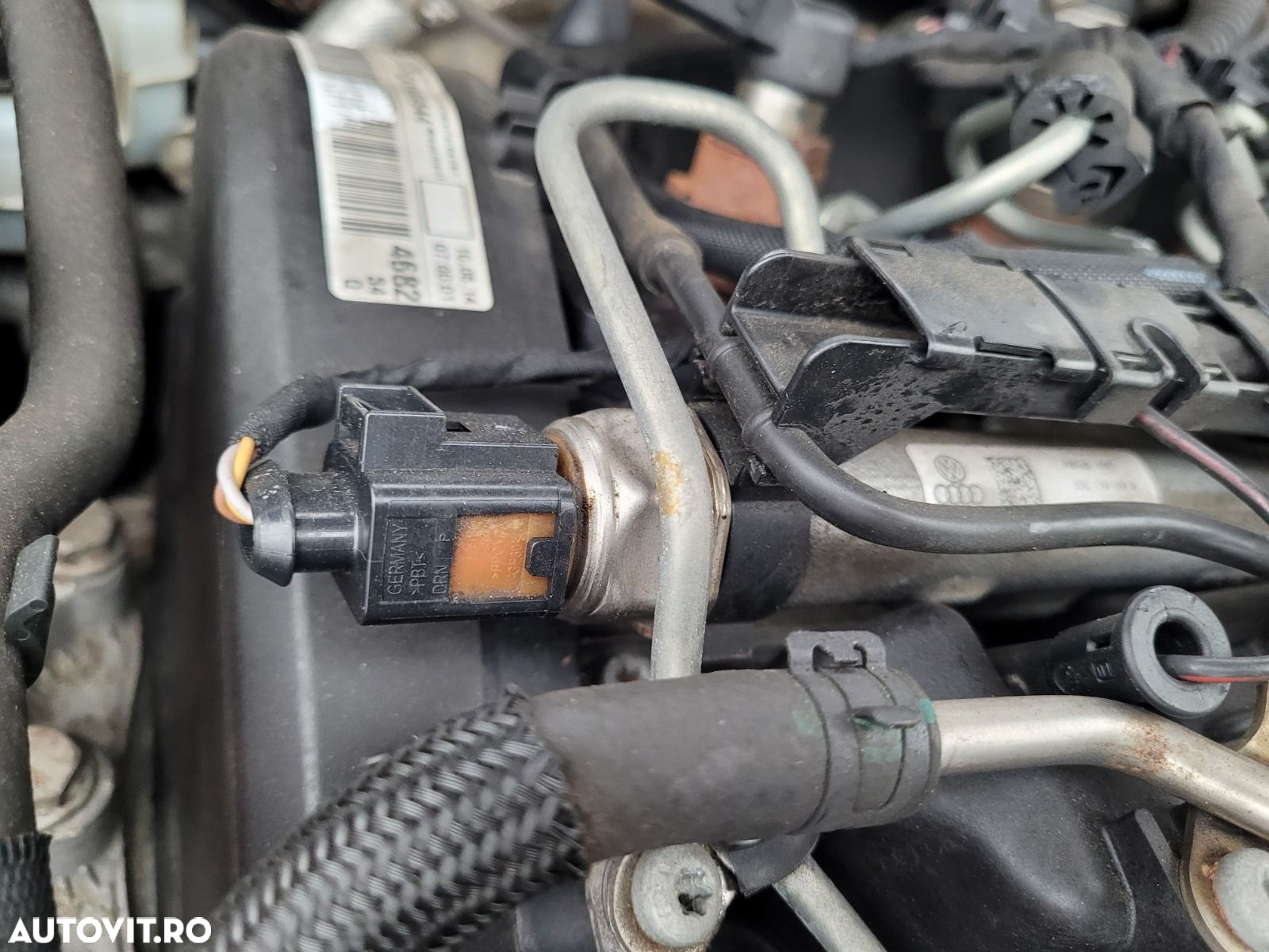 Rampa Presiune Injectoare cu Senzor Senzori Regulator Volkswagen Caddy 1.6 TDI CAY CAYE CAYD 2011 - 2015 Cod 03L130089B 03L130764A [C2040] - 2