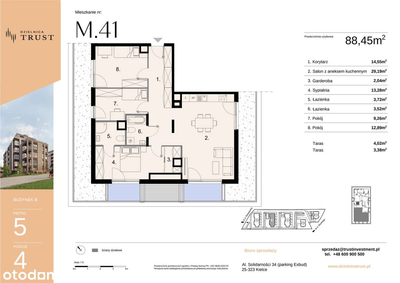 Dzielnica Trust | mieszkanie 4-pok. | B2.41 - Pełny obrazek: 3/10