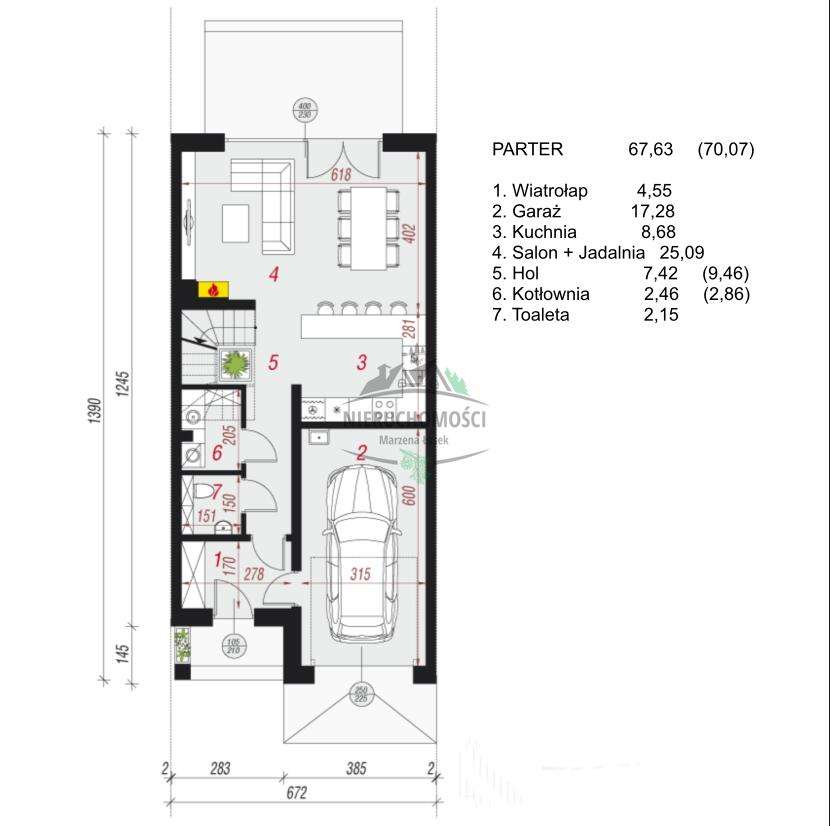 Gotowy dom w Dobrzykowicach, 137m2, 4 sypialnie, ogród-4